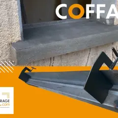 Plan coffrage appui de fenêtre : un outil métallique pour réaliser un coffrage d'appui de fenêtre en béton.